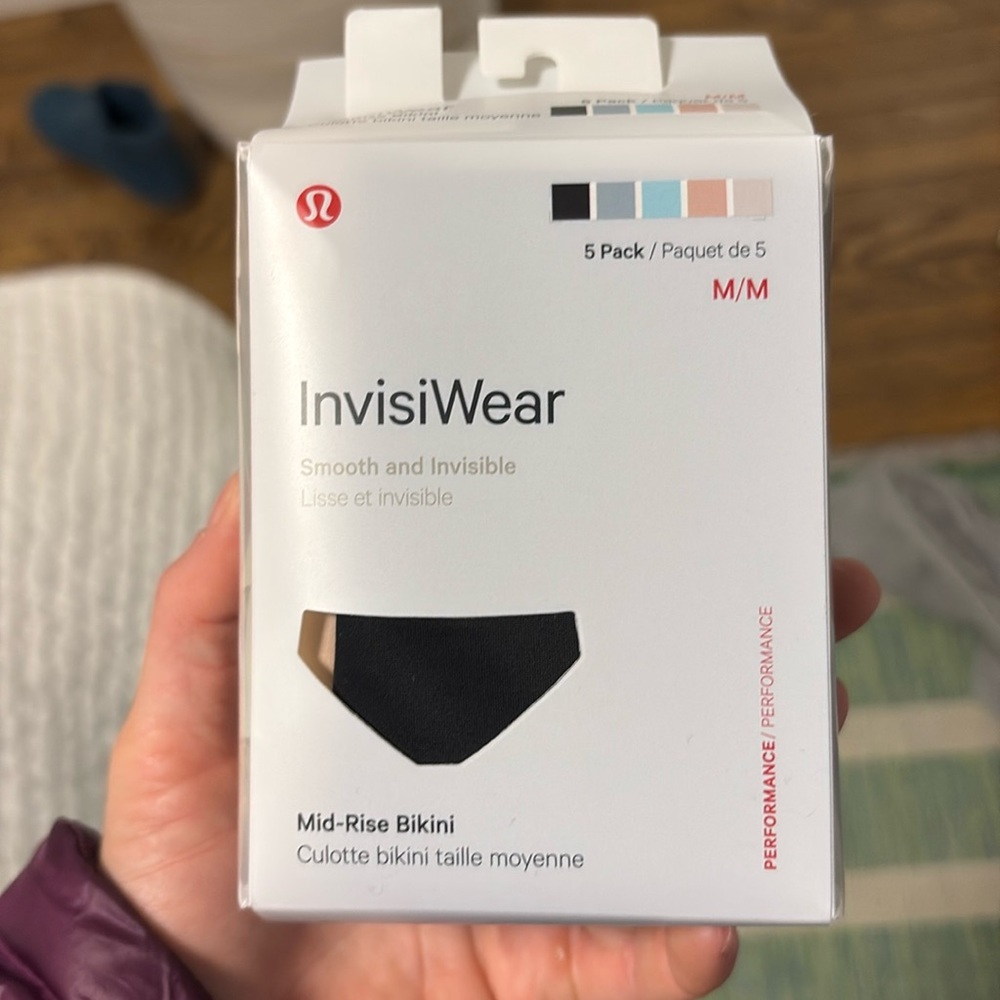 Lululemon invisiwear underwear
